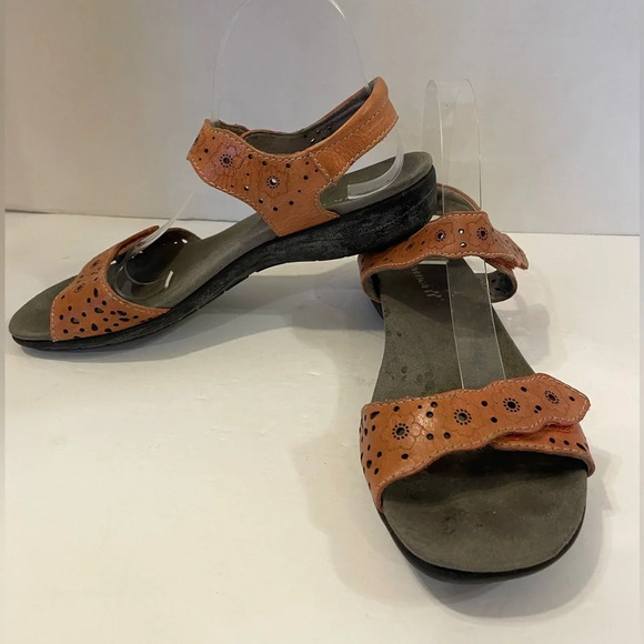 Romika Tahiti Brown Leather Sandals Size 9 - Picture 2 of 9